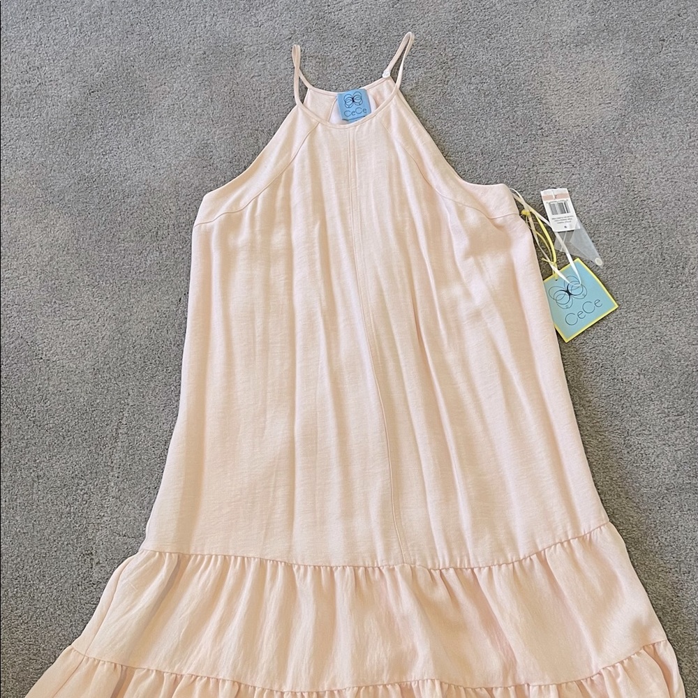New with tags Pink midi dress in light pink